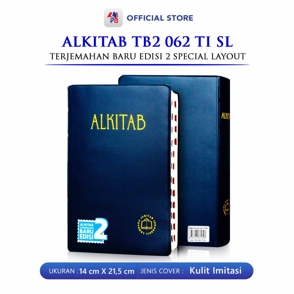 Jual Alkitab Kristen Terjemahan Baru Tb Ti Sl Alkitab Besar