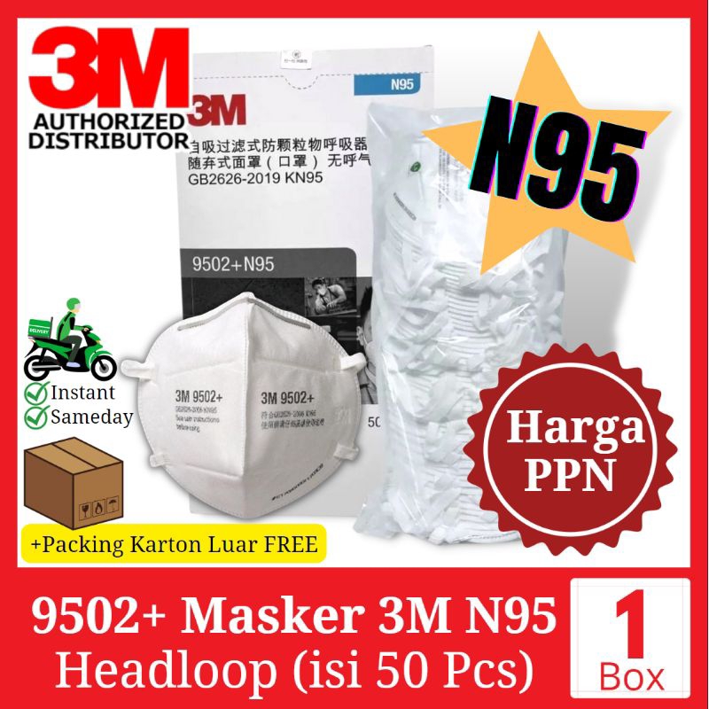 Jual M Masker Particulate Respirator N Box Isi Pcs