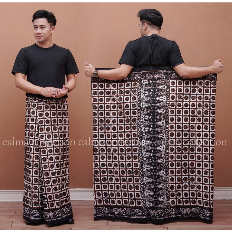 Jual Baru Sarung Batik Pria Dewasa Sarung Batik Motif Kotak Kotak