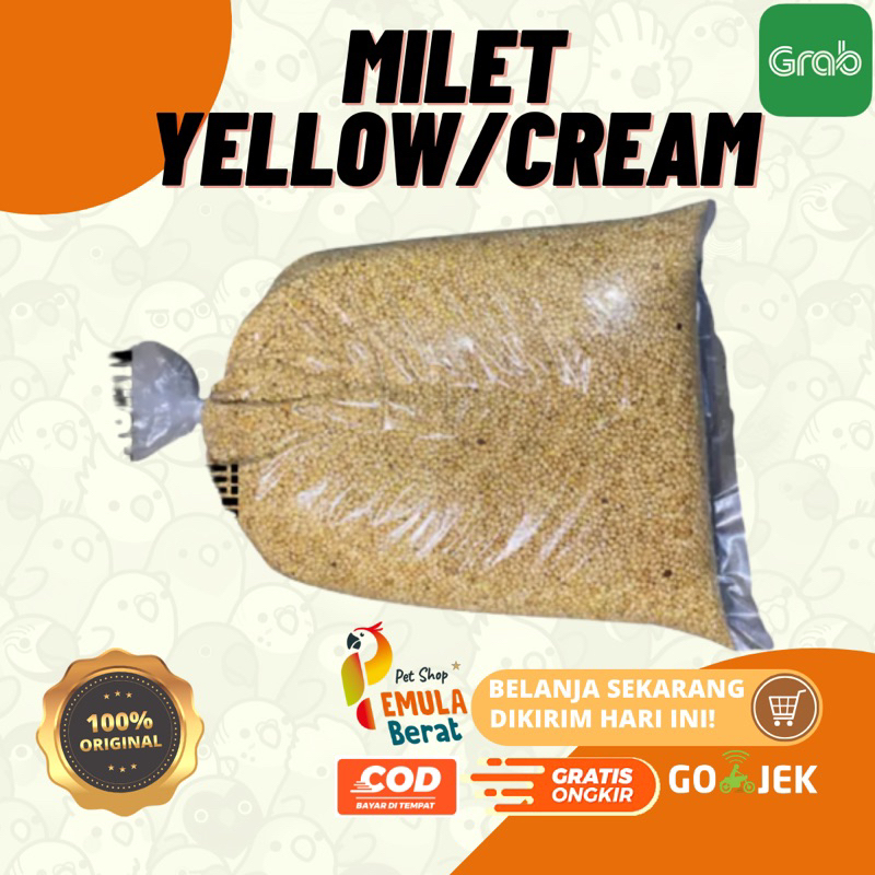 Jual Milet Cream Milet Crem Kg Milet Yellow Milet Kuning Milet