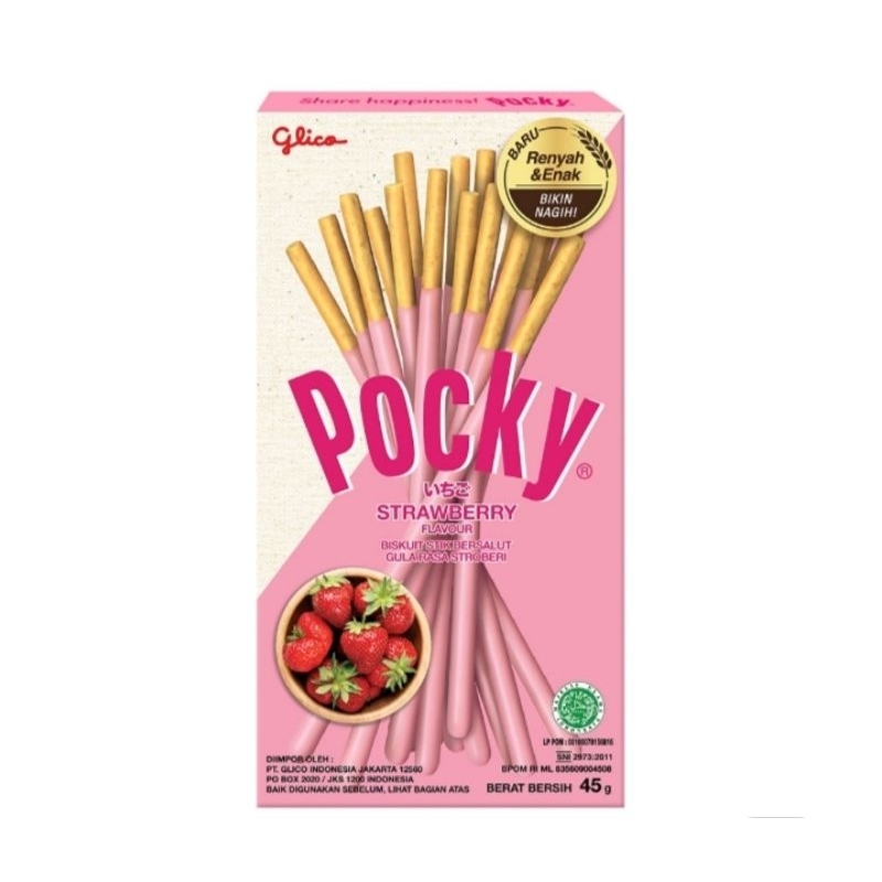 Jual Pocky Biskuit Stik Strawberry Shopee Indonesia