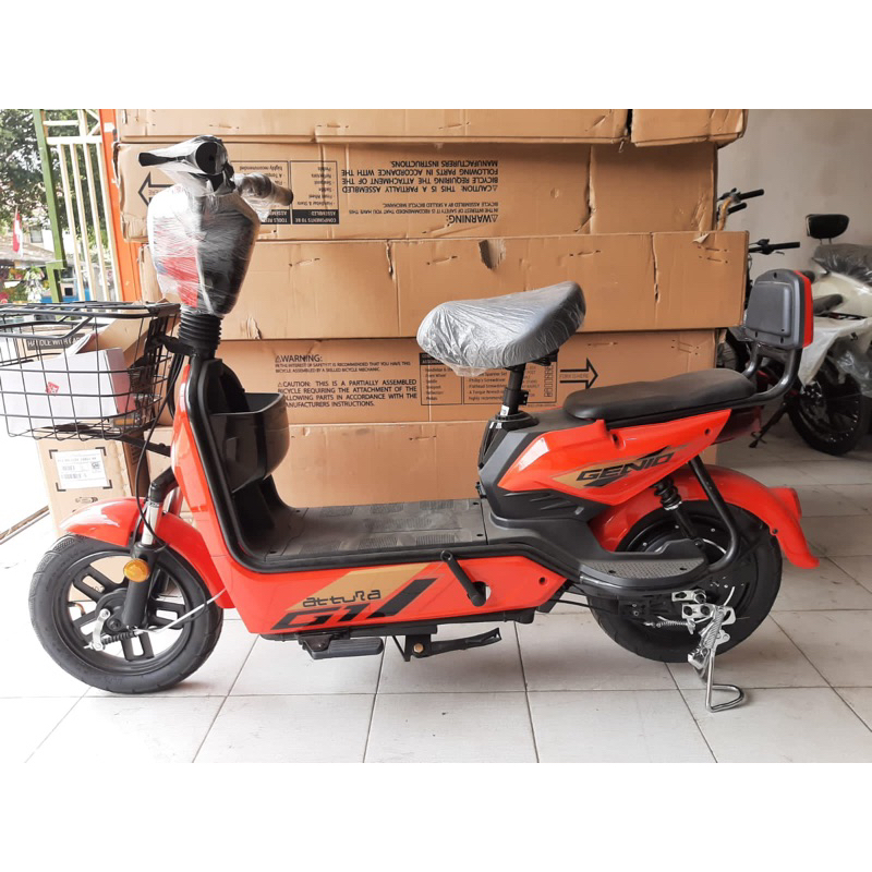 Jual Sepeda Listrik Moped Listrik Genio Attura G Battery V Ah