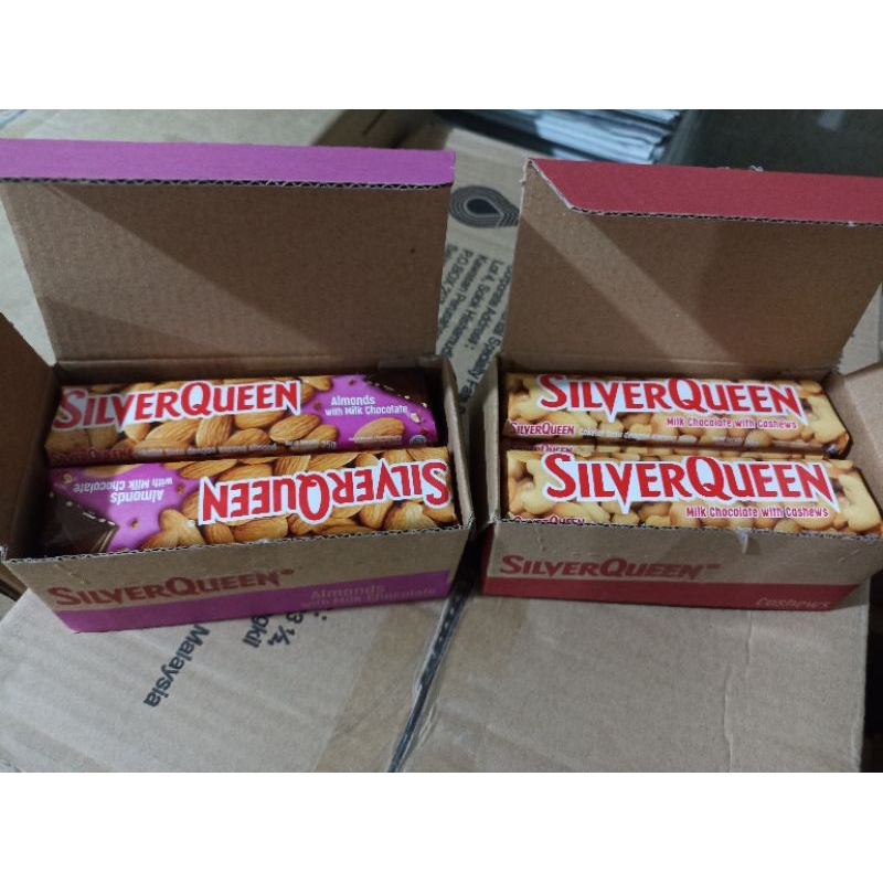 Jual SILVERQUEEN 55 GR 1 BOX ISI 10 PCS Shopee Indonesia