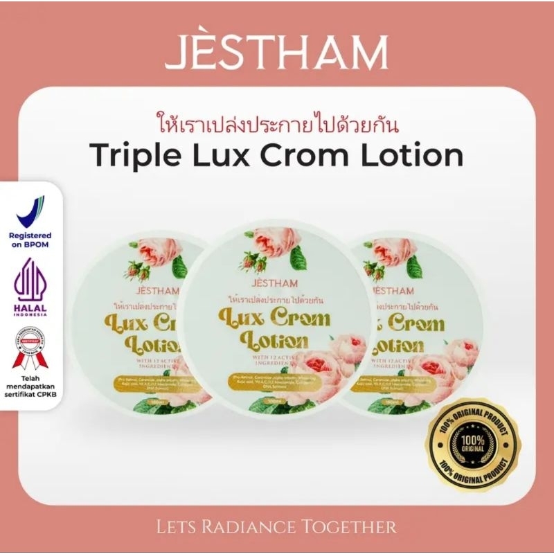 Jual Jestham Paket Triple Boostdt Lux Crom Lc Shopee Indonesia