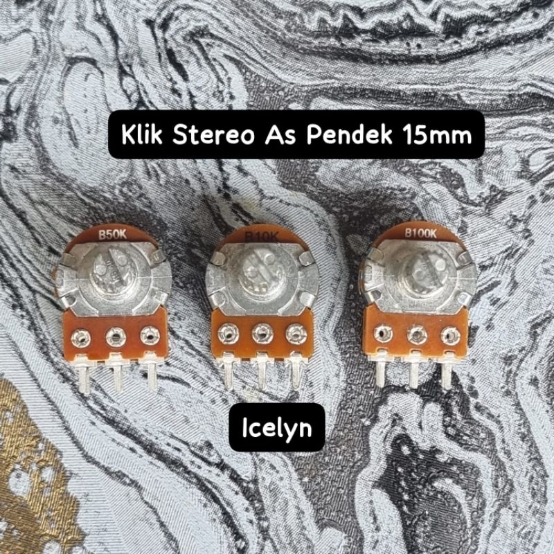 Jual Potensio Klik Stereo As Pendek Aplus K K K Kaki Mm