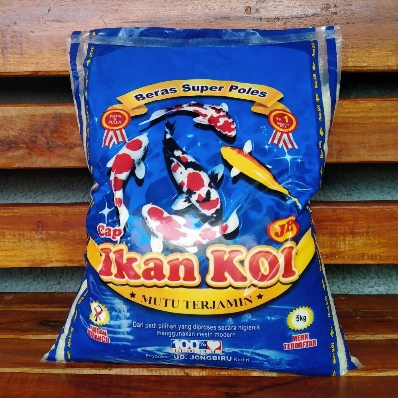 Jual Beras Cap Ikan Koi Biru Repack 1Kg Shopee Indonesia