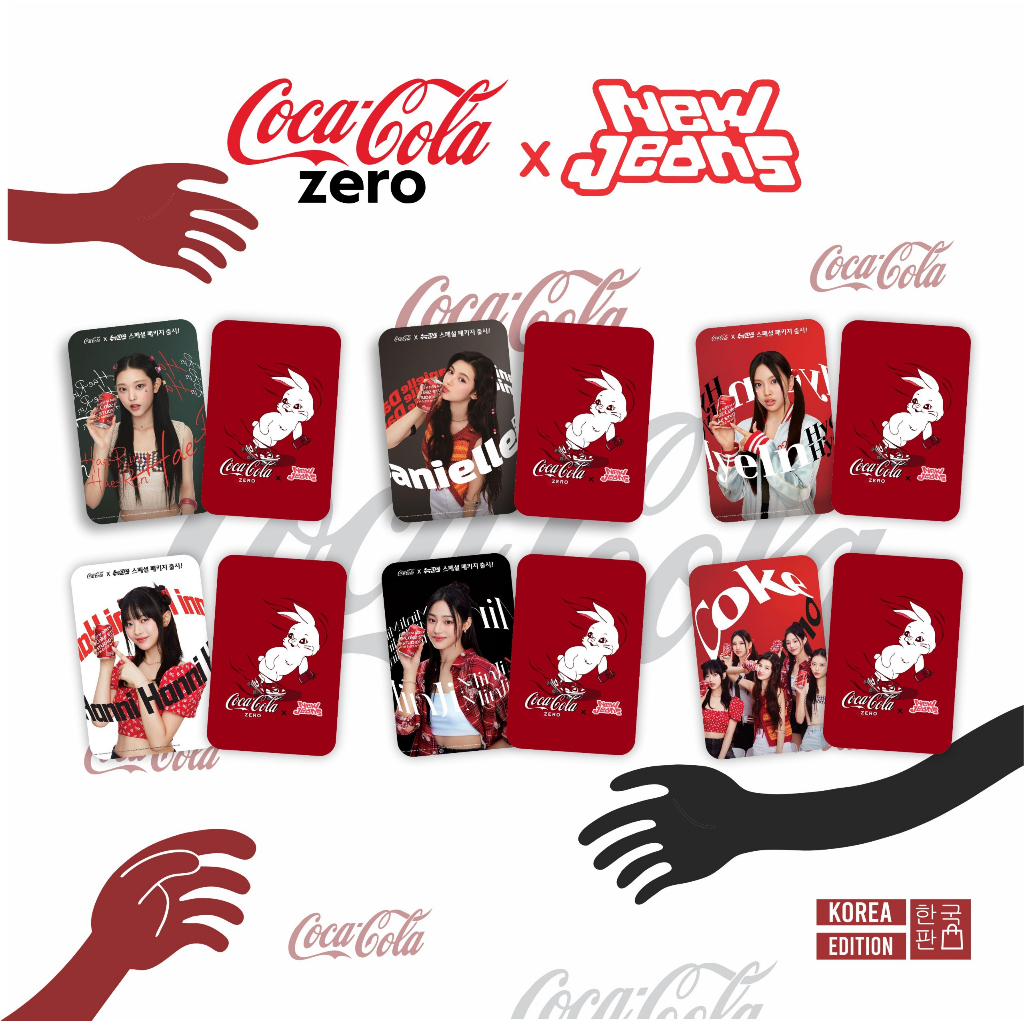 Jual Photocard Premium NewJeans X Coca Cola Zero Unofficial Hyein