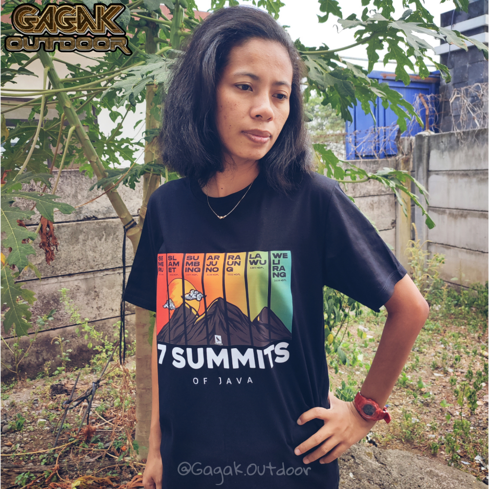 Jual T Shirt Kaos Pendaki Gunung Seven Summits Of Java Baju Kaos Distro