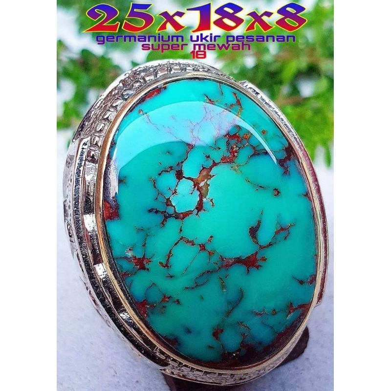 Jual Cincin Batu Akik Pirus Persia Asli Kualitas Super Harga Murah