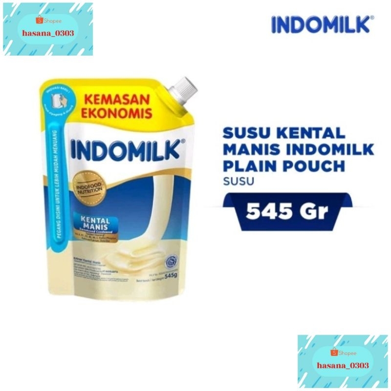 Jual Susu Kental Manis Indomilk Plain Pouch Gr Shopee Indonesia