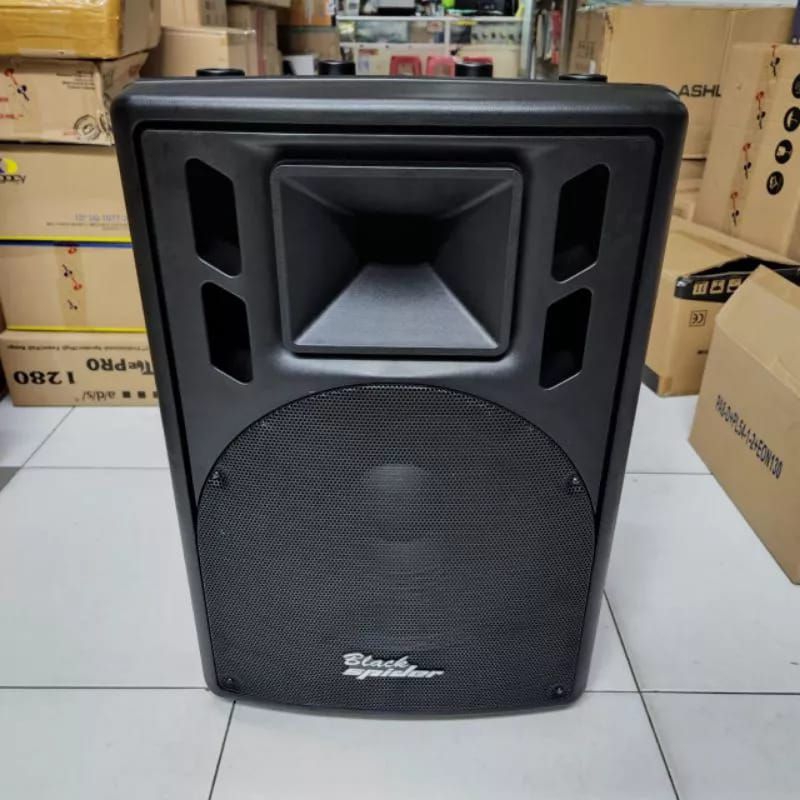 Jual Speaker Aktif Black Spider Inch Watt Way Usb Mp