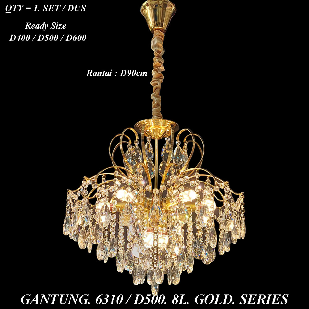 Jual Lampu Gantung Kristal Gold Series Shopee Indonesia