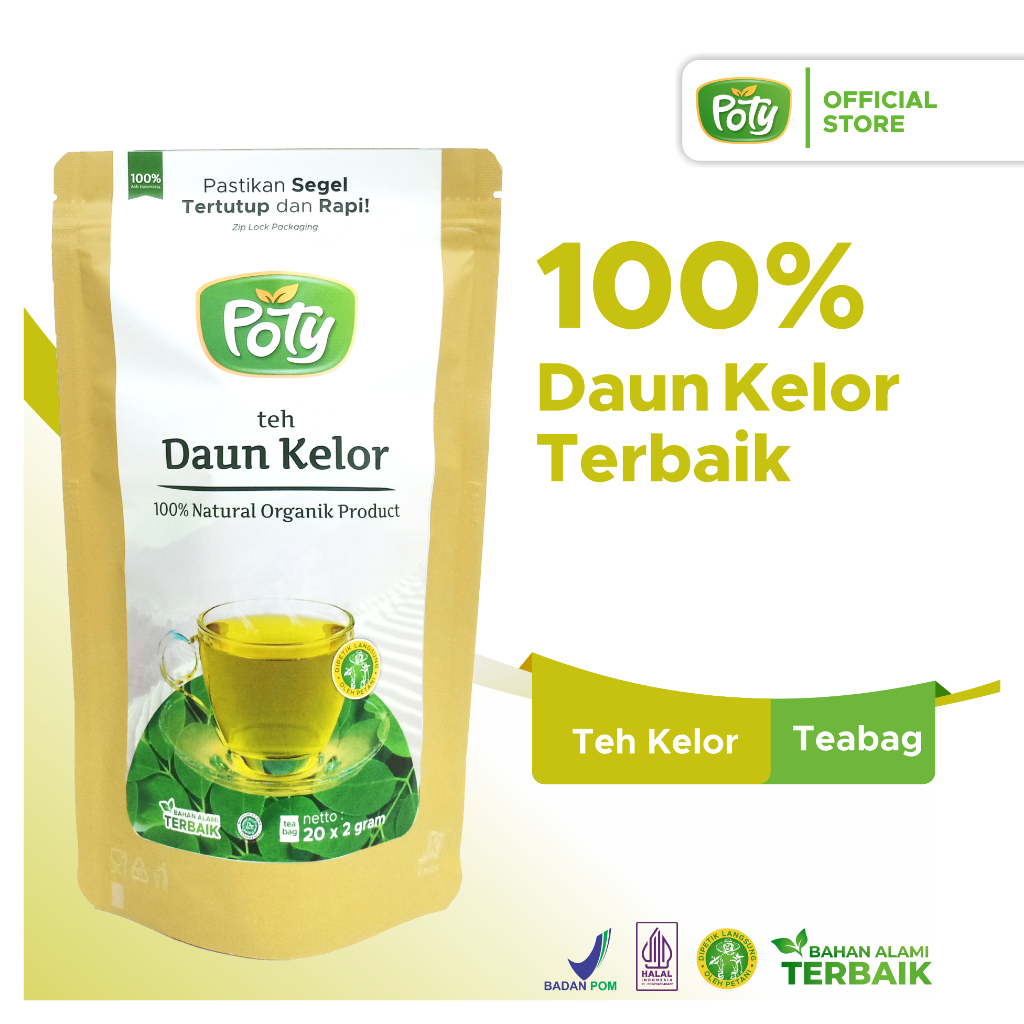 Jual Teh Celup Daun Kelor Asli Organik Premium Siap Minum Shopee