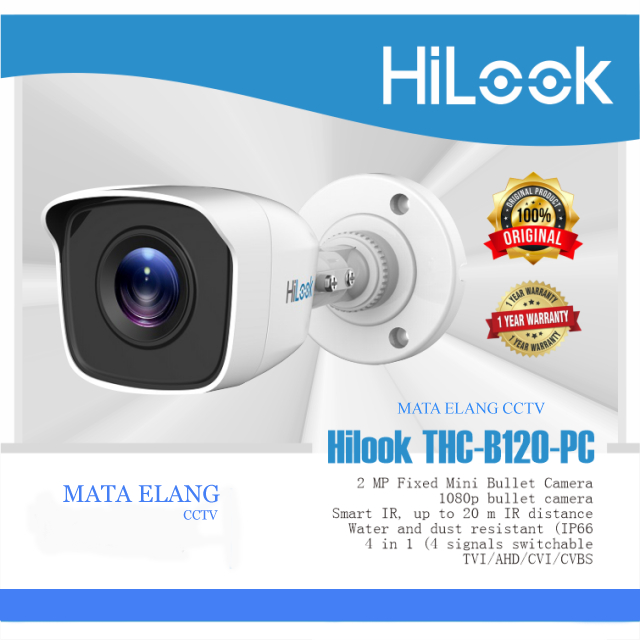 Jual Kamera Cctv Outdoor Hilook Mp Tipe Thc B Pc Shopee Indonesia