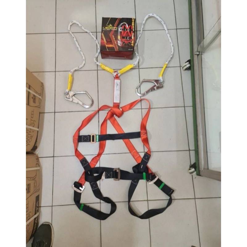 Jual Full Body Harness LEGION Absorber Double Big Hook Shopee Indonesia