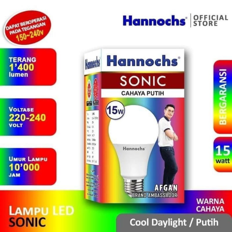 Jual Hannochs Lampu Led Bulb Sonic W Watt K Putih Cool