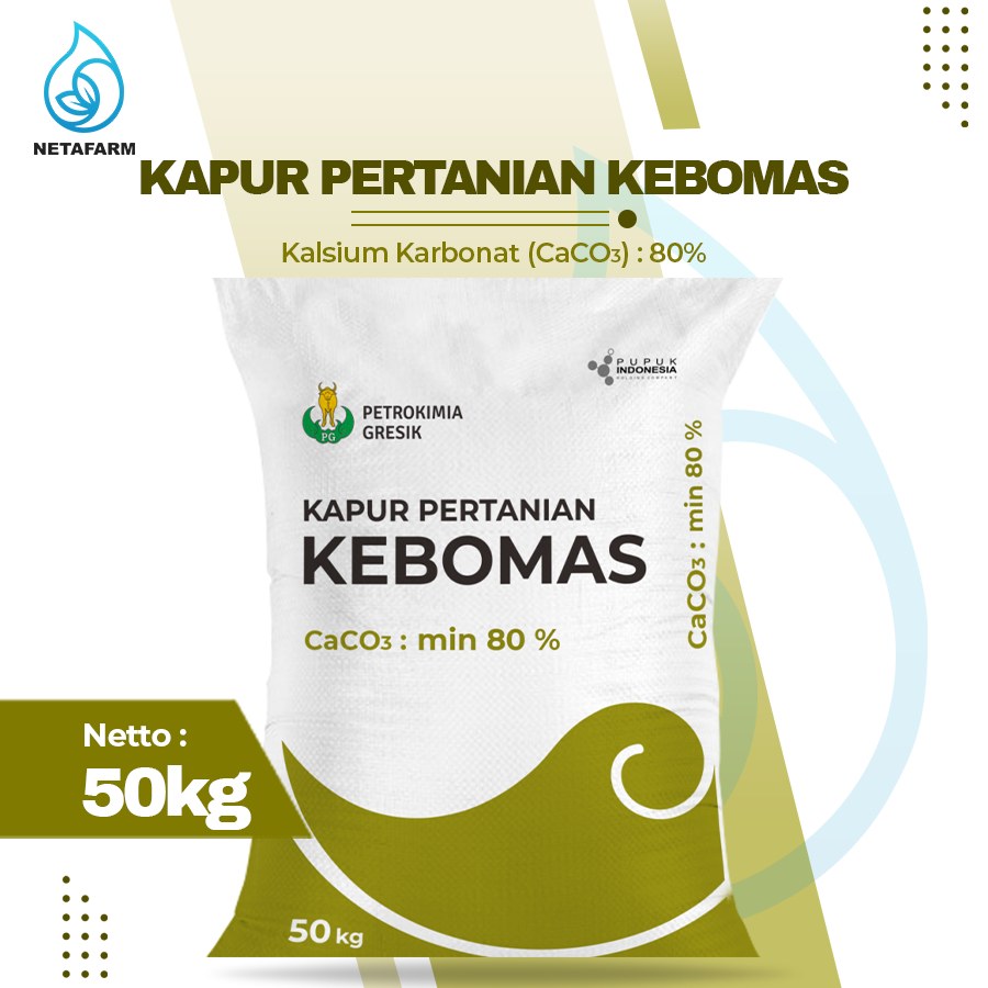 Jual Dolomit Kapur Pertanian KEBOMAS 50kg Shopee Indonesia