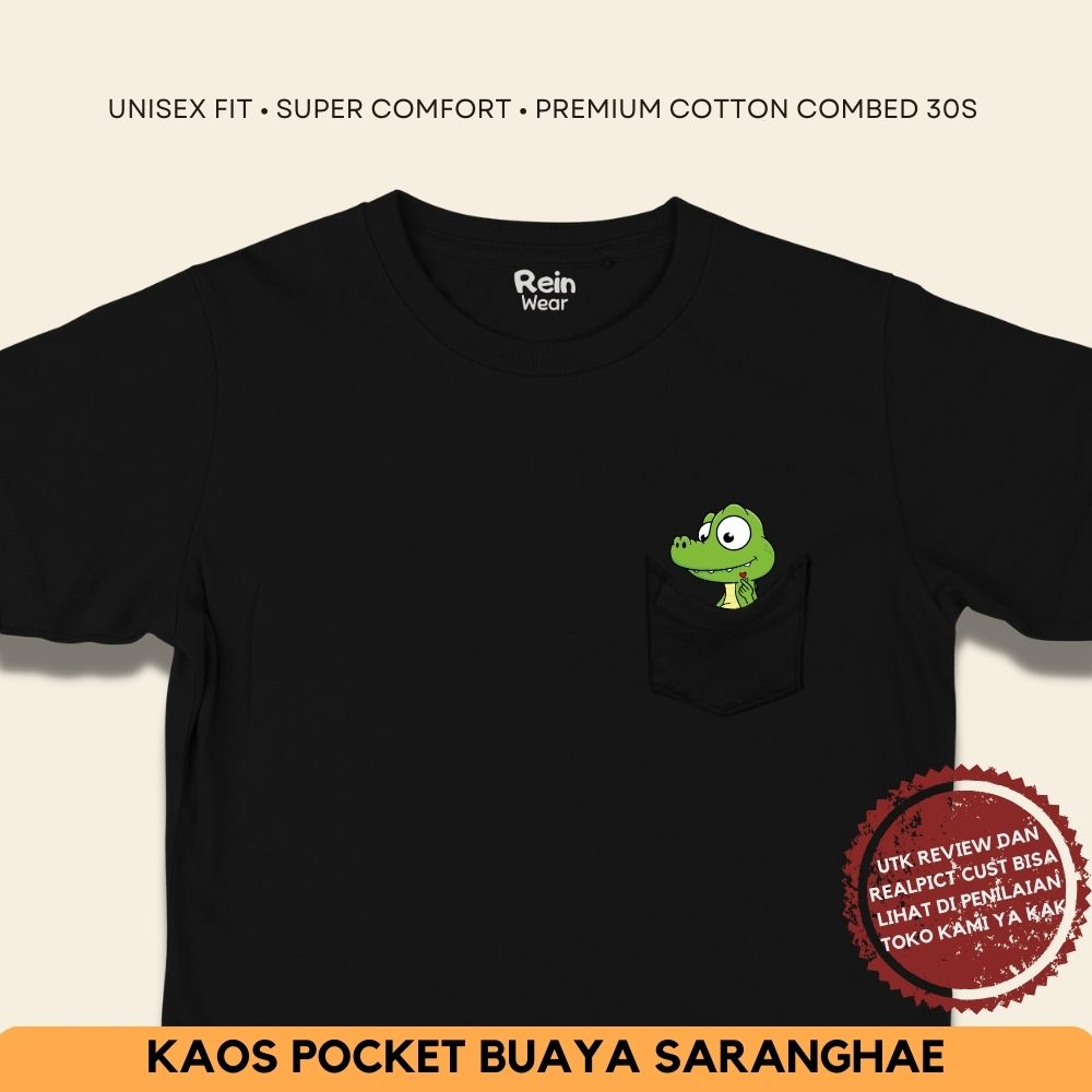 Jual Ready Kaos Pocket Buaya Loveyou Sarange I Love You Cinta Buaya