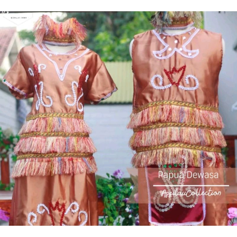 Jual BAJU ADAT PAPUA DEWASA HARGA SATUAN PAKAIAN ADAT PAPUA DEWASA