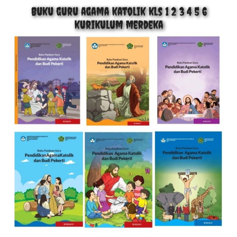 Jual BUKU GURU AGAMA KATOLIK UNTUK SD KELAS 1 2 3 4 5 6 KURIKULUM