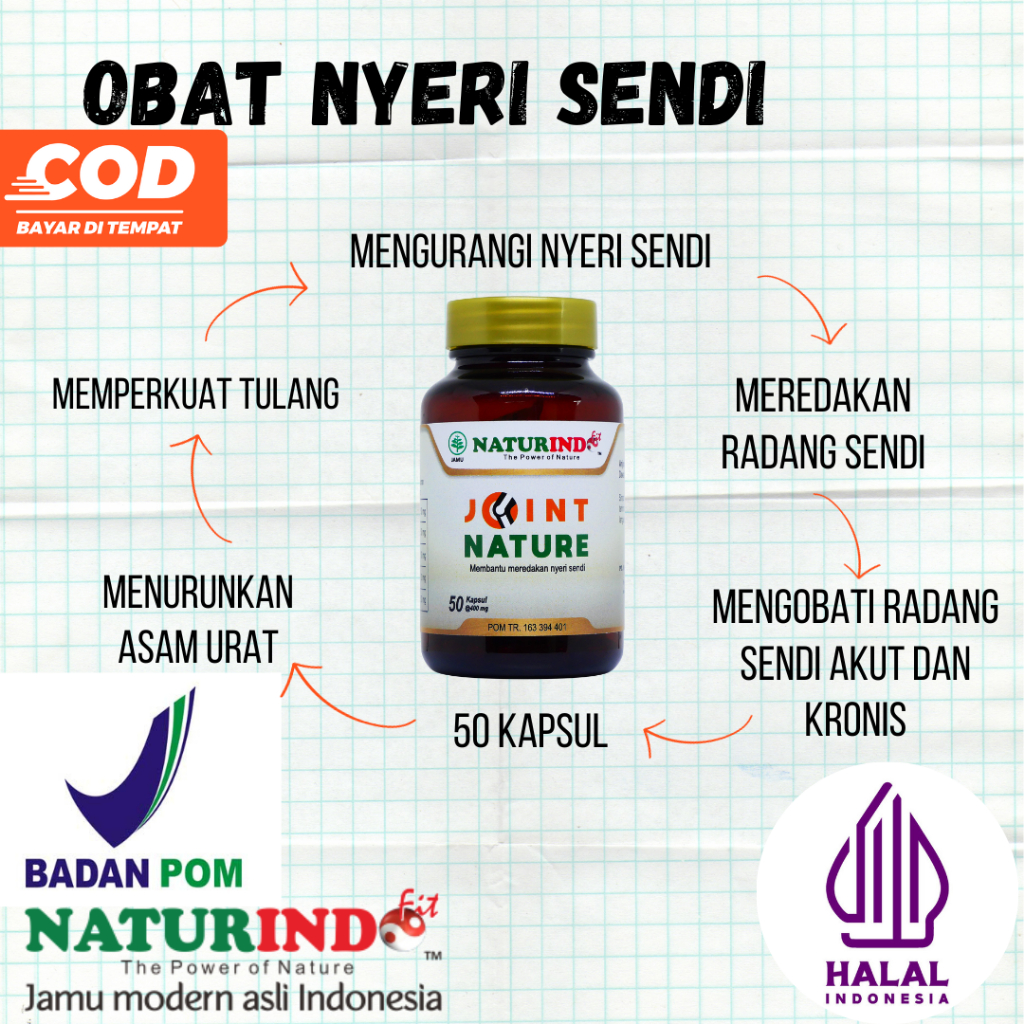 Jual Obat Nyeri Sendi Tulang Pengapuran Tulang Jamu Joint Nature