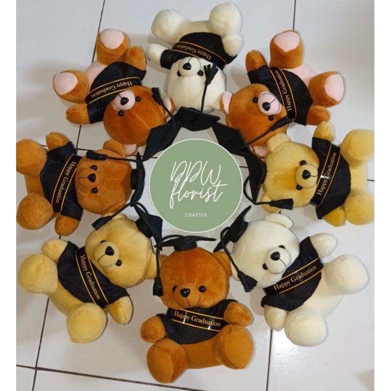 Jual Boneka Wisuda Untuk Buket Murah Teddy Bear Cm Happy Graduation