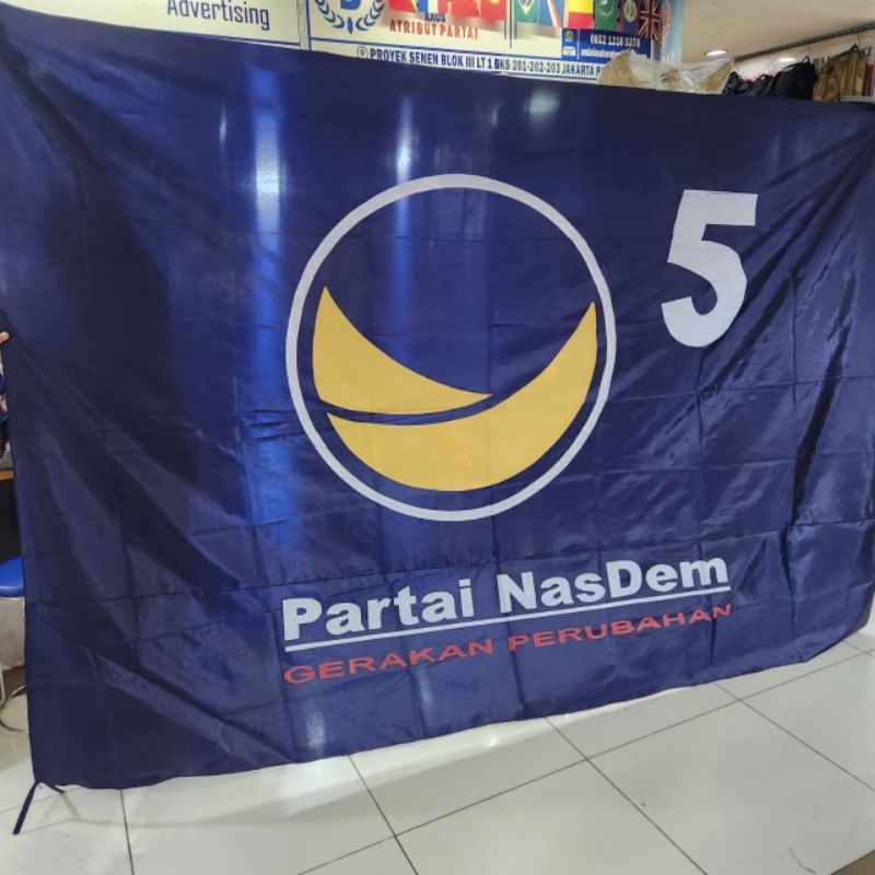 Jual Bendera Nasdem X Cm Shopee Indonesia