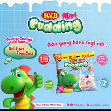 Jual INACO MINI PUDDING 10 2 ANEKA RASA DENGAN NATA DE COCO MANGGA