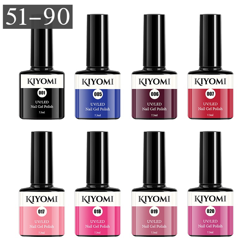 Jual Kiyomi Nail Gel Polish Uv Led Cat Kuku Gel Warna Polos