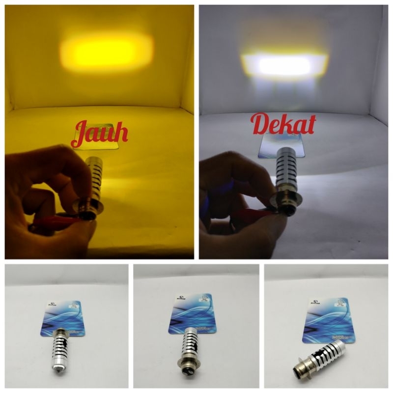 Jual Lampu Utama Led H Laser Jauh Dekat Putih Kuning Senja Biru