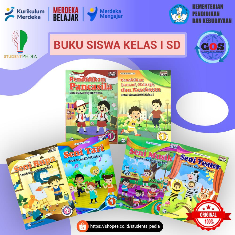 Jual Buku Paket Siswa Kelas Sd Mi Kurikulum Merdeka Penerbit Gos