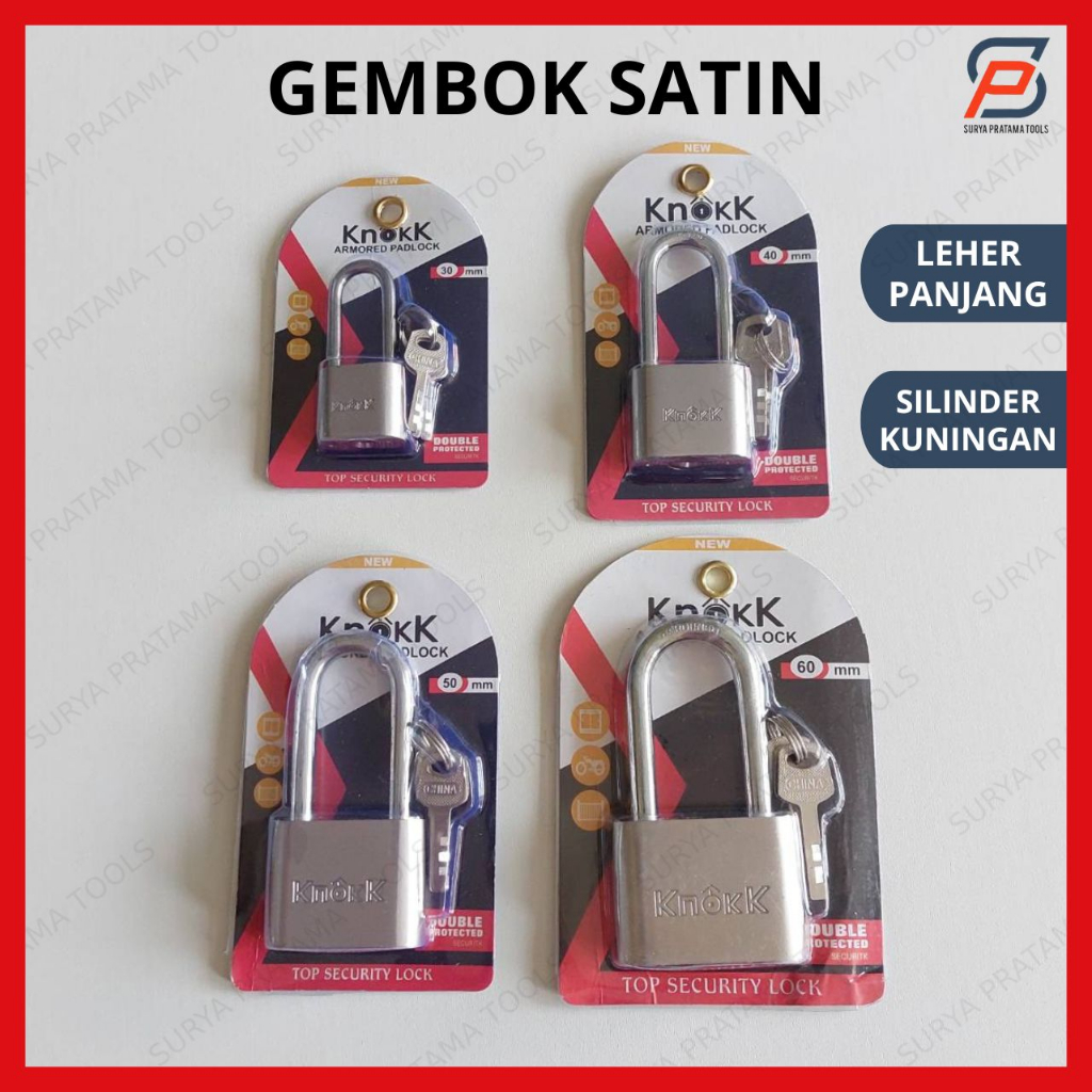 Jual Gembok Satin Mm Mm Mm Mm Panjang Pintu Pagar Rumah Gudang