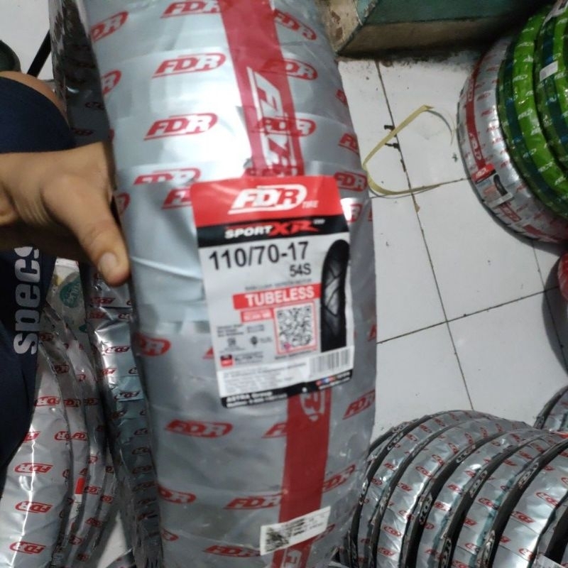 Jual Ban Tubeless Fdr Sport XR Evo 110 70 17 Free Pentil 100 Asli