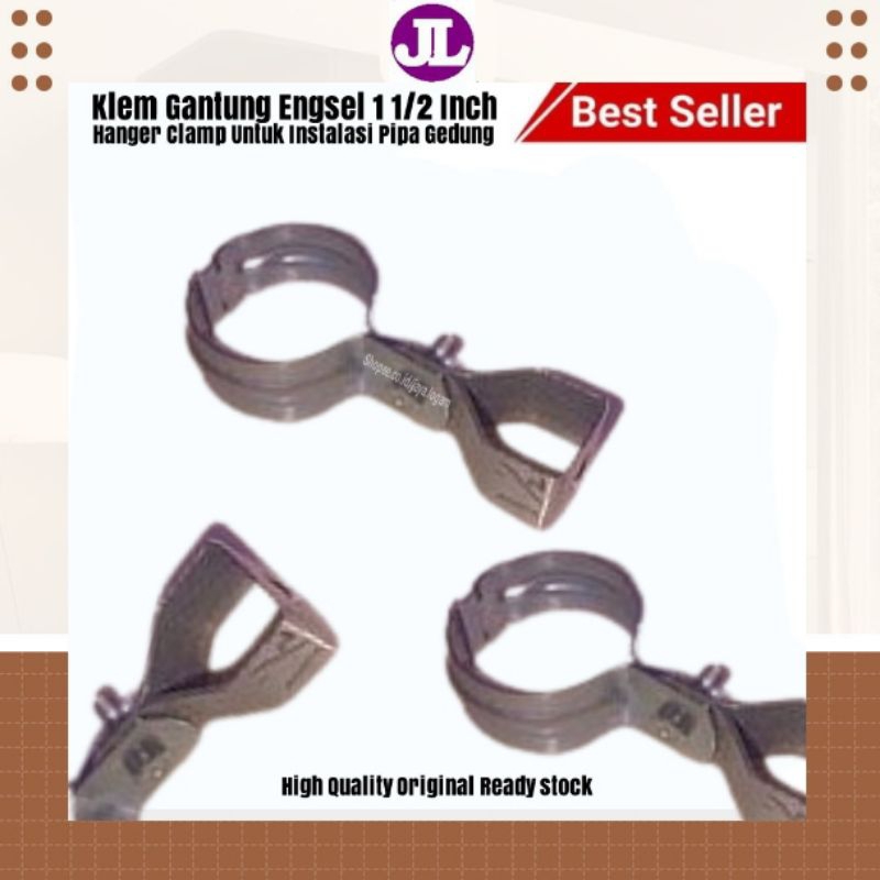 Jual Klem Gantung Engsel Untuk Instalasi Pipa Gedung Hanger Clamp