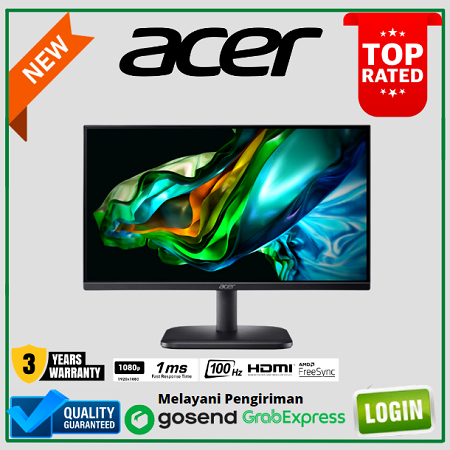 Jual Monitor Led Acer Ek Q H Va Full Hd Hz Freesync Resmi