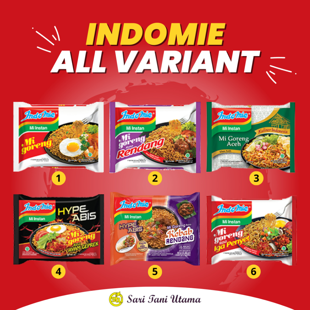 Jual Indomie Mi Instan Goreng Kuah Jumbo All Variant Shopee Indonesia