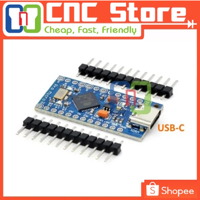 Jual Brd C Arduino Pro Micro Leonardo Usb C Compatible Atmega U