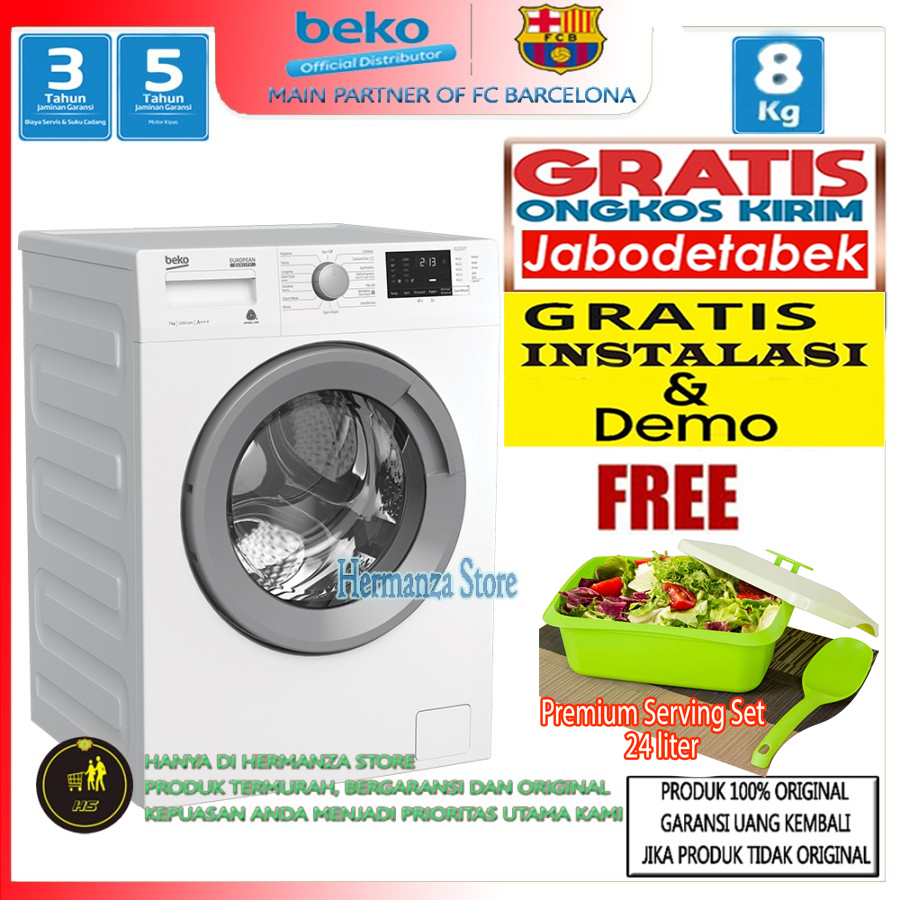 Jual Beko Mesin Cuci Front Loading Kg Wcv X St Free Ongkir