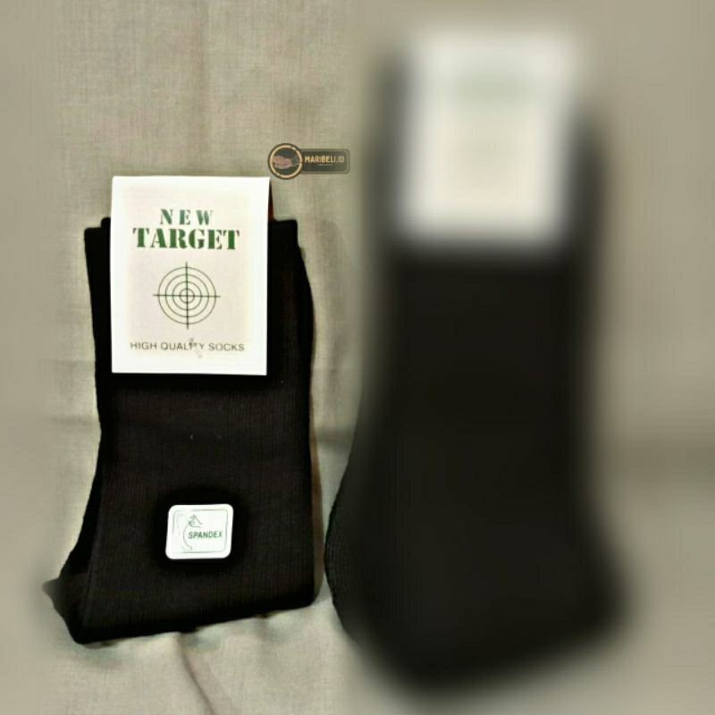 Jual KAOS KAKI PDH PDL NEW TARGET HITAM Shopee Indonesia