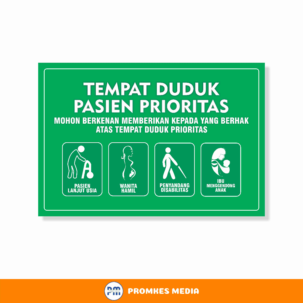 Jual Stiker Tempat Duduk Prioritas Versi Hijau Shopee Indonesia