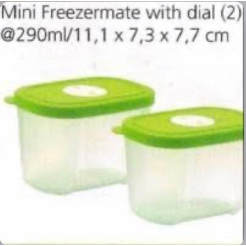 Jual Terlaris Mini Freezermate With Dial Tupperware Ml Shopee