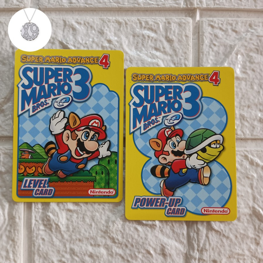 Jual GBA Super Mario Advance 4 Super Mario Bros 3 E Reader Cards RARE