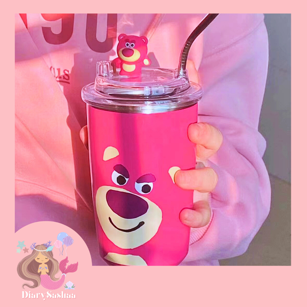 Jual Tumbler Lotso Viral Dingin Panas Tahan Lama 500 Ml Dengan Sedotan