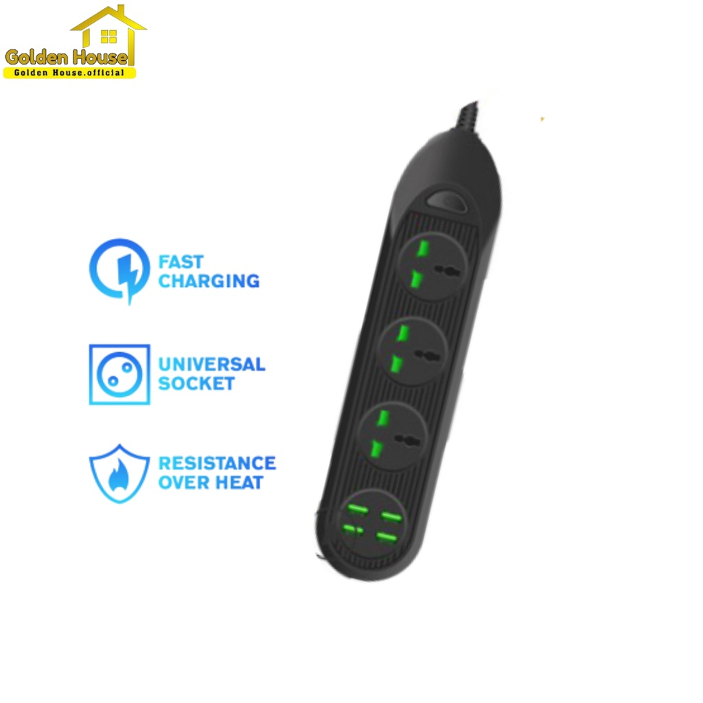 Jual Nexxio Stop Kontak Colokan Listrik 3Ways Smart Power Strip Socket