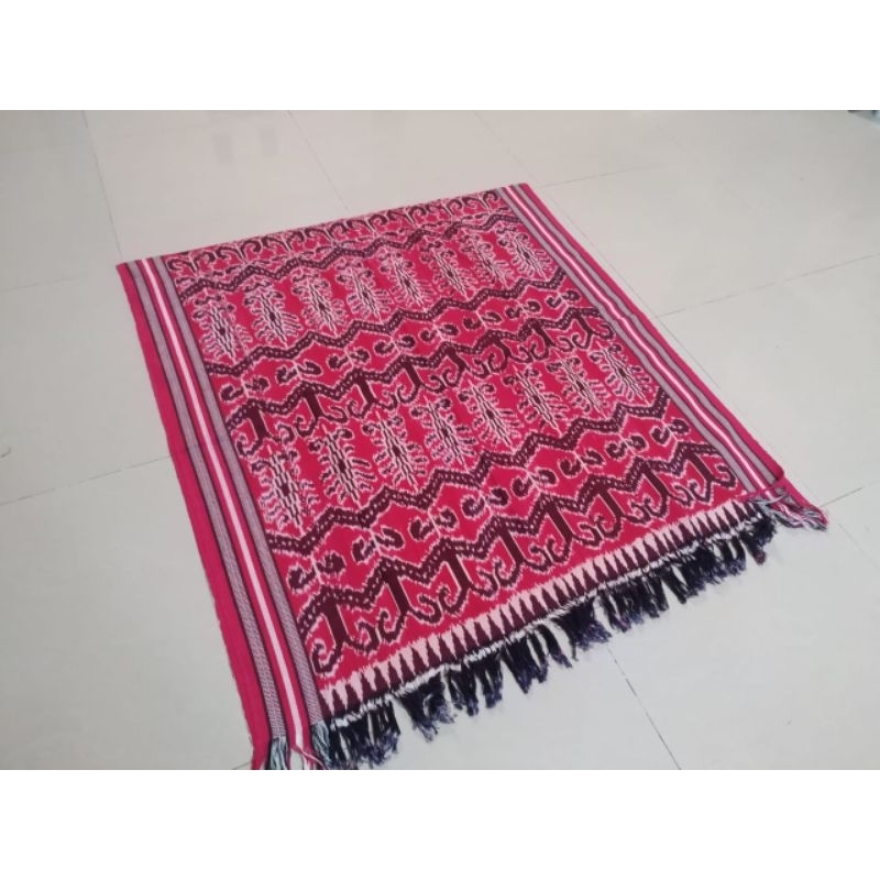 Jual Kain Tenun Ikat Blanket Motif Khas Dayak Kalimantan Tebal Premium