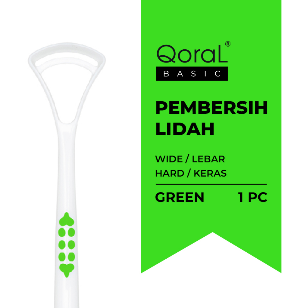 Jual Qoral Basic Pembersih Lidah Sikat Lidah Tongue Cleaner