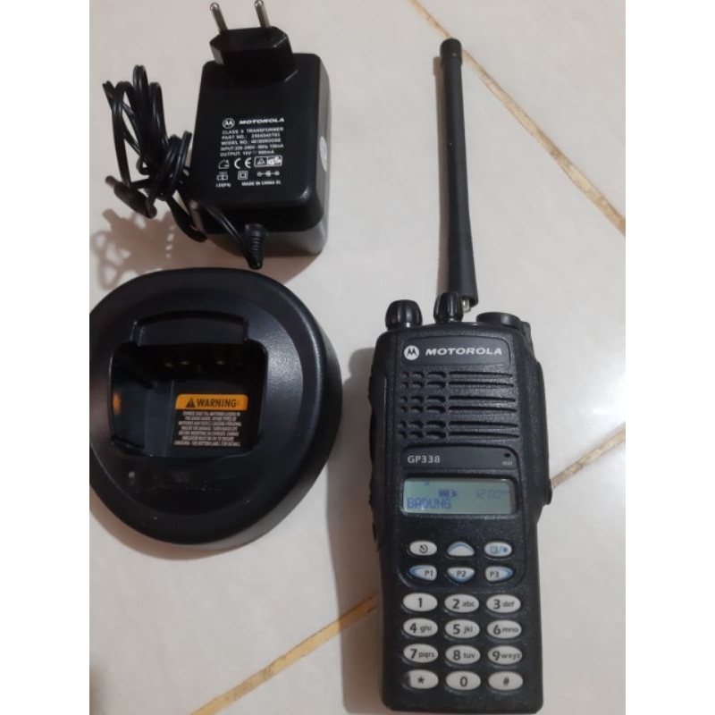 Jual RADIO HT MOTOROLA GP 338 VHF NORMAL Shopee Indonesia