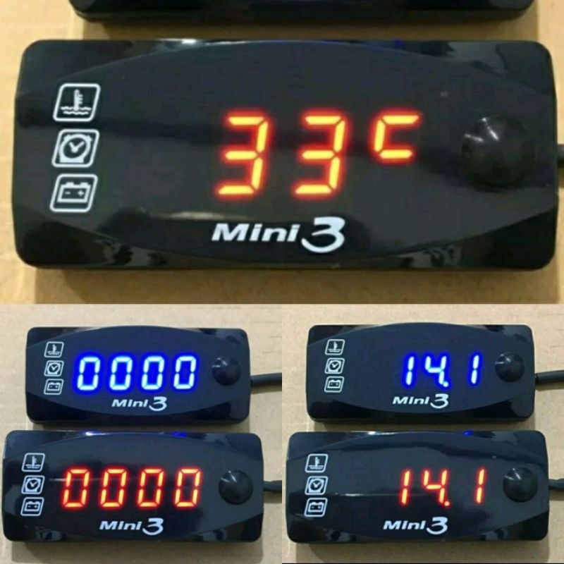 Jual Digital Volt Meter Voltmeter Premium Sportivo Waterproof