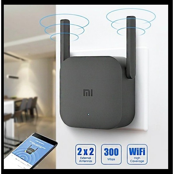 Jual SMARTCOM XIAOMI PRO WIFI Repeater 300Mbps Wireless WiFi Extender