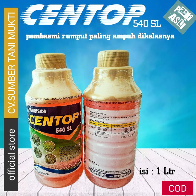 Jual Herbisida Sistemik Pembasmi Rumput Centop Liter Produk Cba